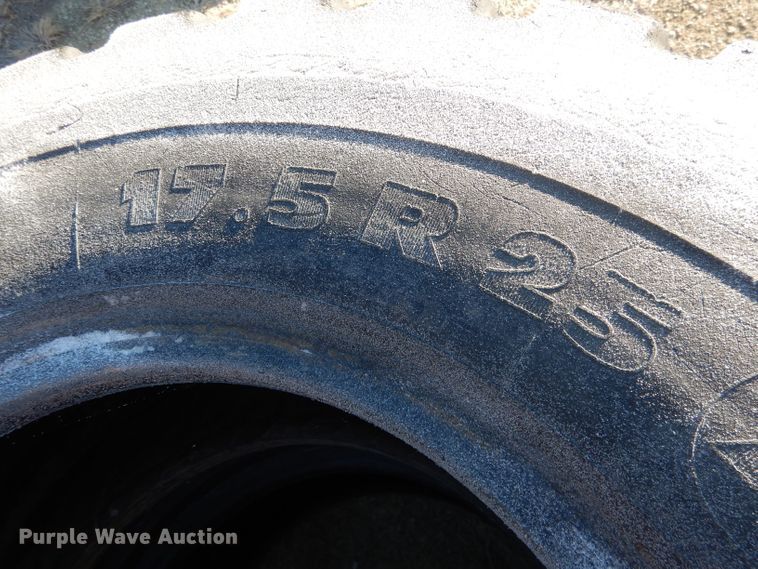 image for item DG5914 (4) Michelin Radial 17.5R25 tires