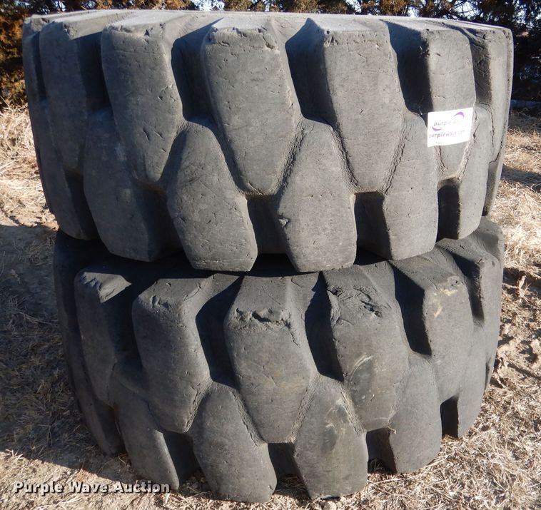 image for item DG5919 (2) General 29.5-25 tires