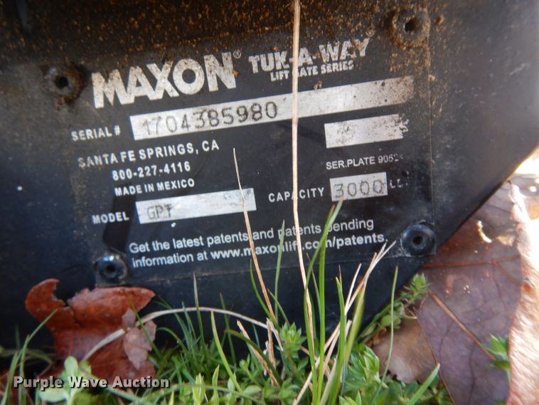 image for item DH2329 Maxon GPT end gate lift