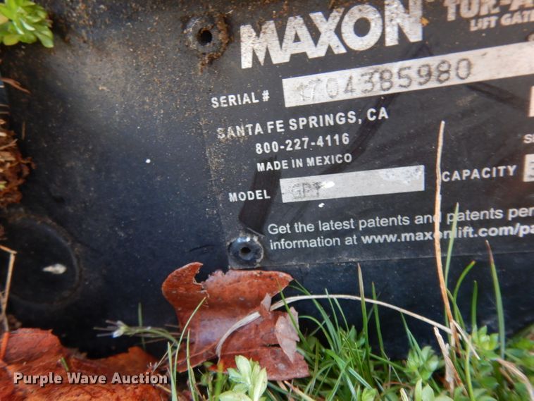 image for item DH2329 Maxon GPT end gate lift