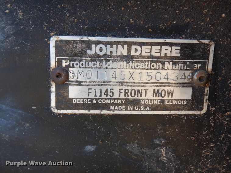 image for item DH2331 John Deere F1145 lawn mower