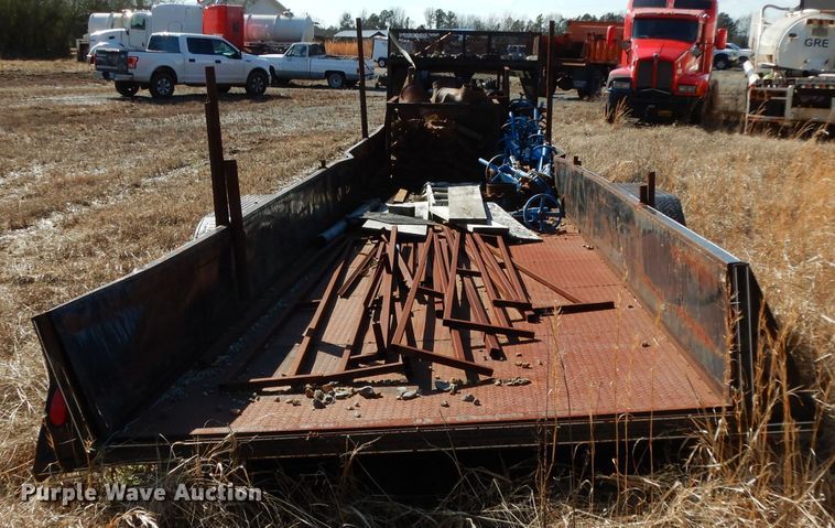 image for item DH2336 2011 Shop built equipment trailer