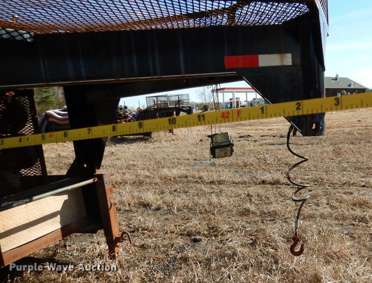 image for item DH2336 2011 Shop built equipment trailer