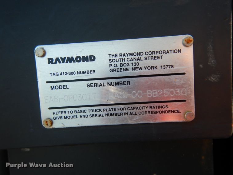 image for item DH2349 Raymond EASi-OPC30TT forklift