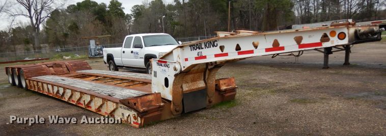 image for item DH2361 Trail King lowboy equipment trailer