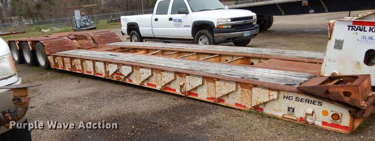 image for item DH2361 Trail King lowboy equipment trailer