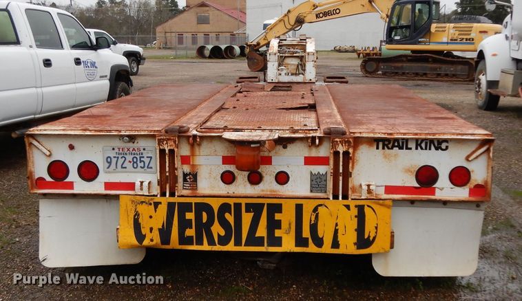 image for item DH2361 Trail King lowboy equipment trailer