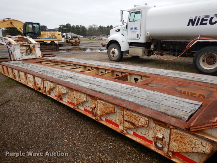 image for item DH2361 Trail King lowboy equipment trailer