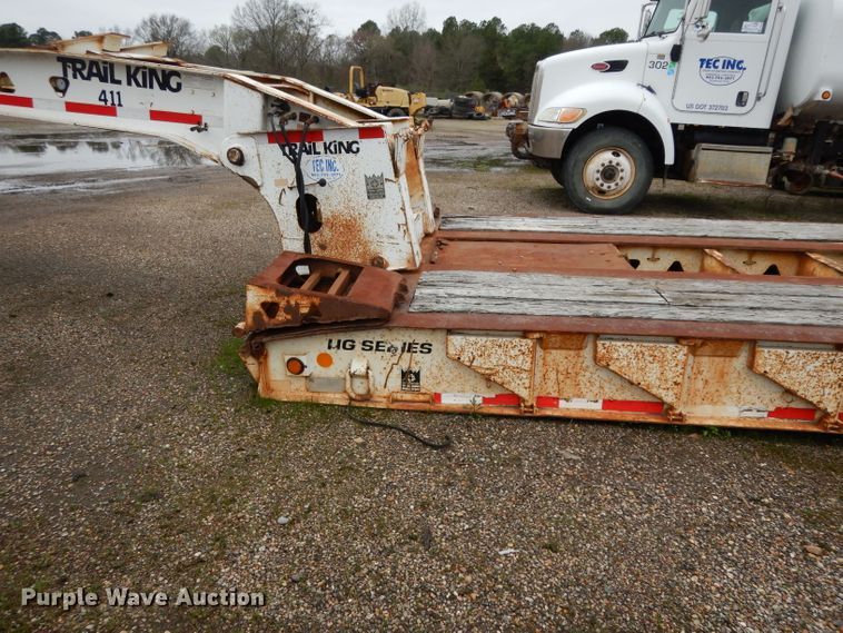 image for item DH2361 Trail King lowboy equipment trailer