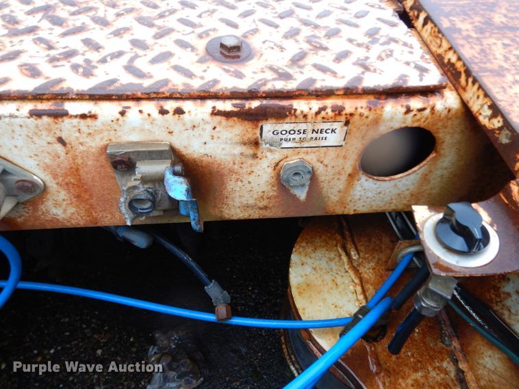 image for item DH2361 Trail King lowboy equipment trailer