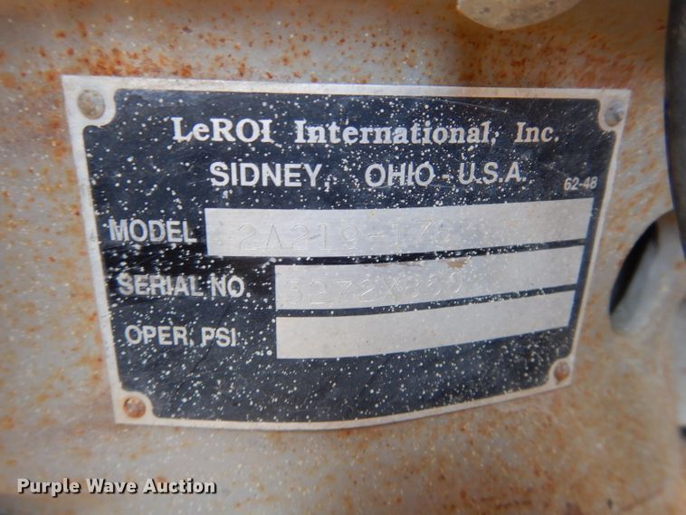 image for item DH4389 1995 Leroi 185DJF air compressor