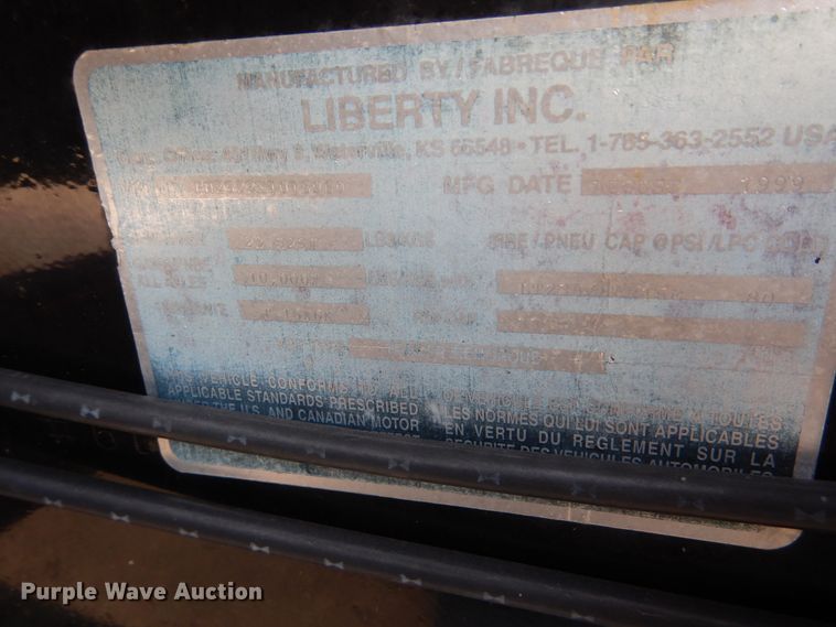 image for item DH4787 1999 Travalong equipment trailer