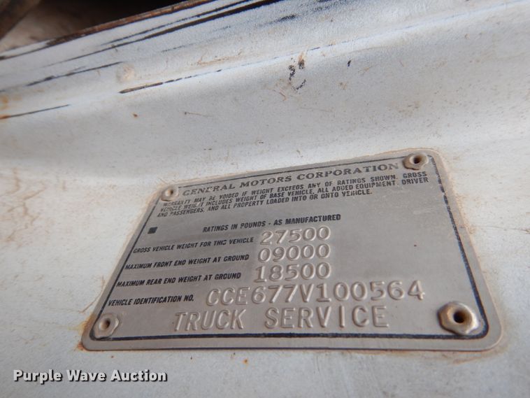 image for item DH4795 1977 Chevrolet C65 fuel truck