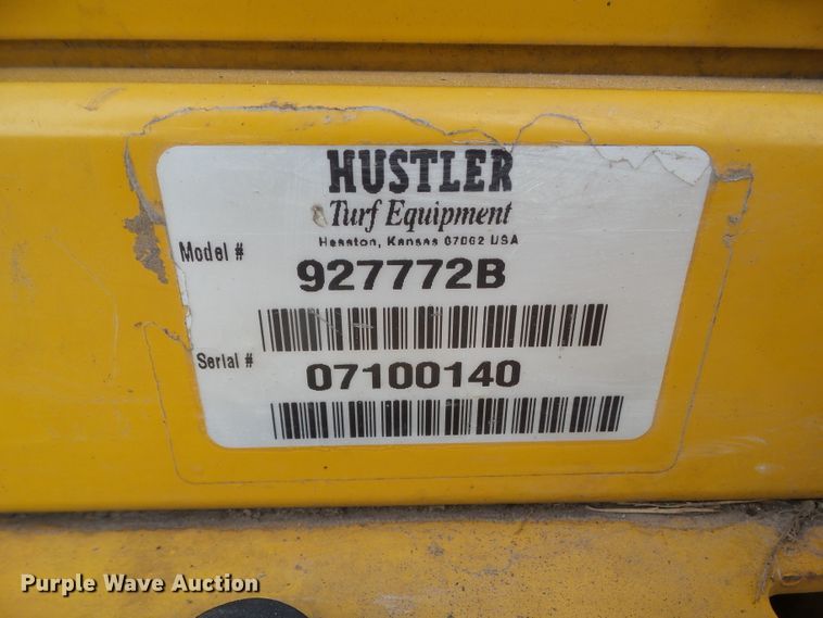 image for item EM9918 2007 Hustler Hustler Z 927772B ZTR lawn mower