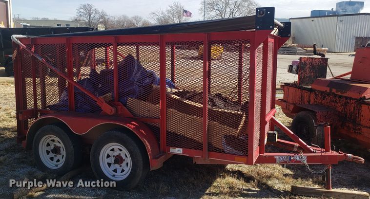 image for item EZ9071 2010 Texas Bragg utility trailer