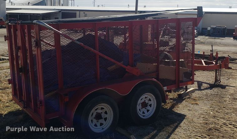 image for item EZ9071 2010 Texas Bragg utility trailer