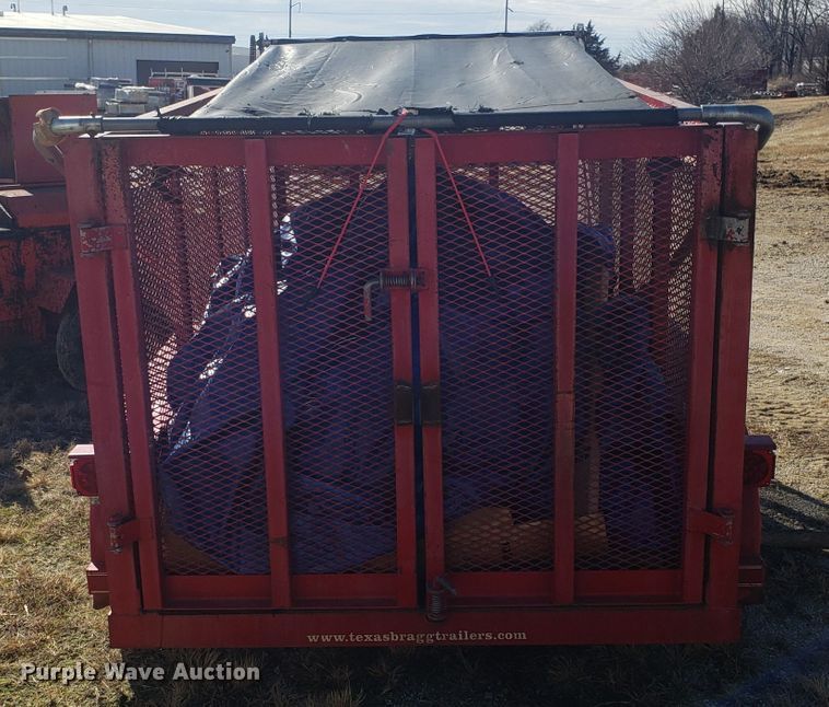 image for item EZ9071 2010 Texas Bragg utility trailer