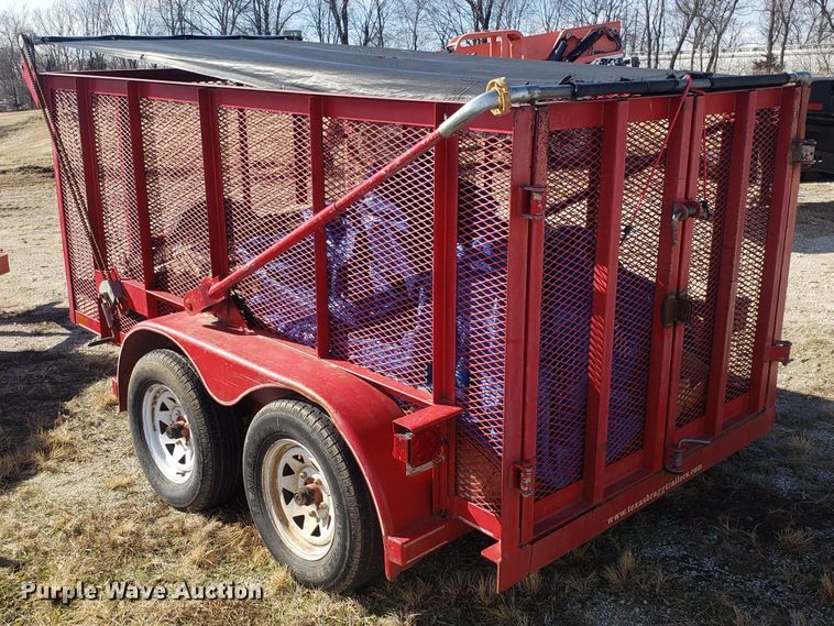 image for item EZ9071 2010 Texas Bragg utility trailer