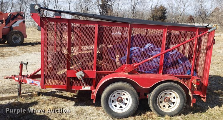 image for item EZ9071 2010 Texas Bragg utility trailer