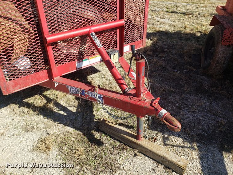 image for item EZ9071 2010 Texas Bragg utility trailer