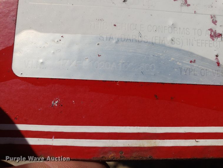 image for item EZ9071 2010 Texas Bragg utility trailer