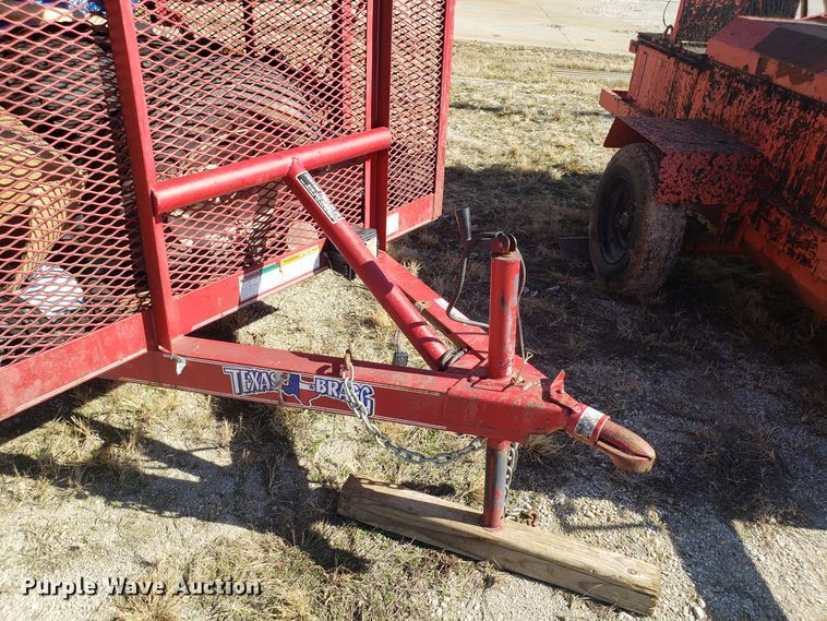 image for item EZ9071 2010 Texas Bragg utility trailer