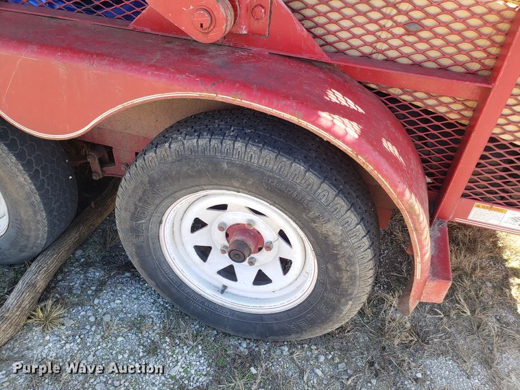 image for item EZ9071 2010 Texas Bragg utility trailer