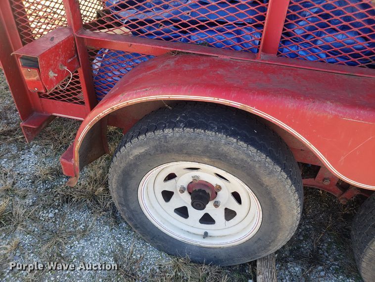 image for item EZ9071 2010 Texas Bragg utility trailer