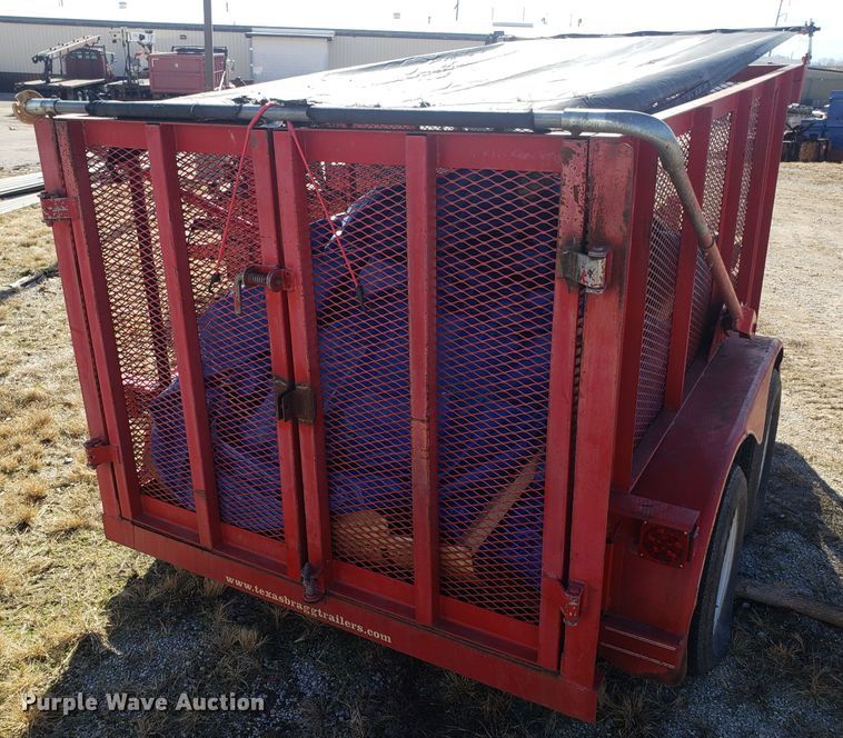 image for item EZ9071 2010 Texas Bragg utility trailer