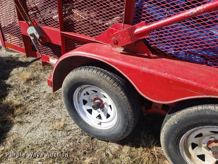 image for item EZ9071 2010 Texas Bragg utility trailer