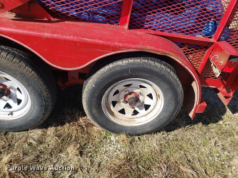 image for item EZ9071 2010 Texas Bragg utility trailer