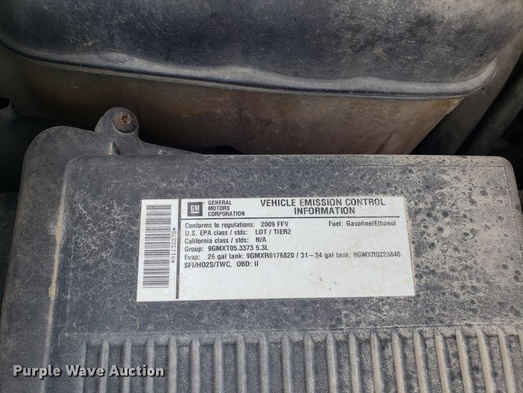 image for item EZ9078 2009 Chevrolet Silverado 1500 Ext. Cab pickup truck