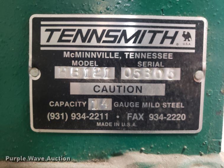 image for item EZ9080 Tennsmith HB121 metal brake