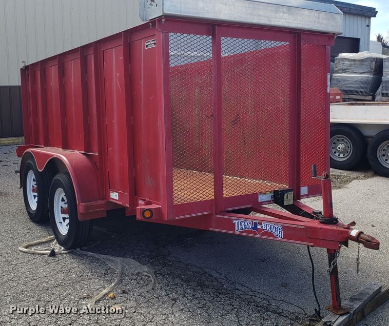 image for item EZ9097 2011 Texas Bragg utility trailer