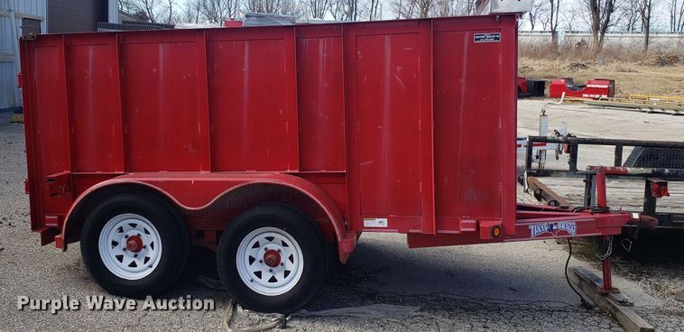 image for item EZ9097 2011 Texas Bragg utility trailer