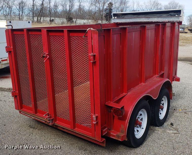 image for item EZ9097 2011 Texas Bragg utility trailer
