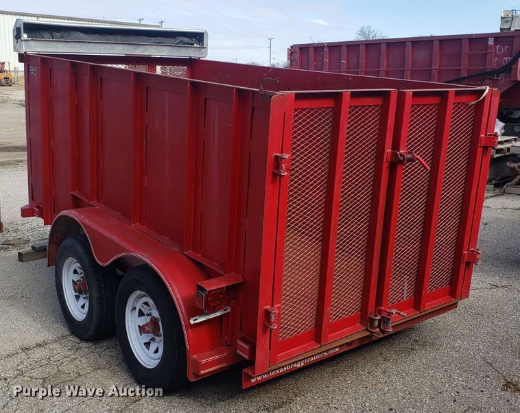 image for item EZ9097 2011 Texas Bragg utility trailer