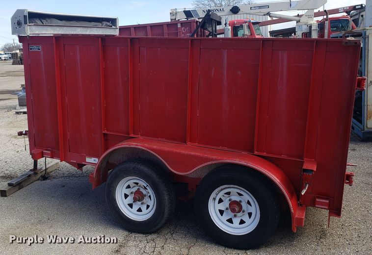 image for item EZ9097 2011 Texas Bragg utility trailer