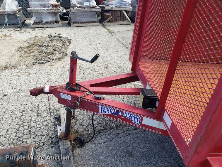 image for item EZ9097 2011 Texas Bragg utility trailer