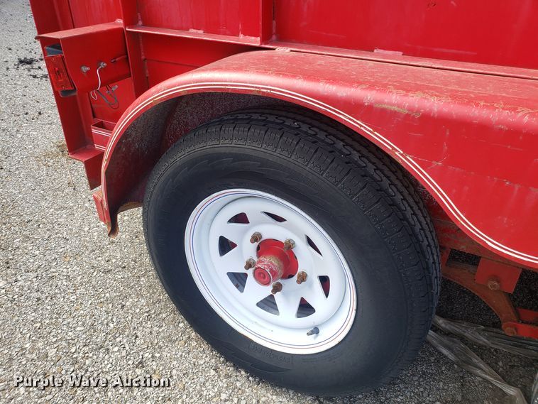 image for item EZ9097 2011 Texas Bragg utility trailer