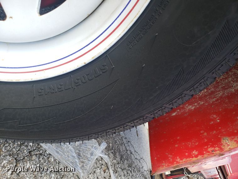 image for item EZ9097 2011 Texas Bragg utility trailer