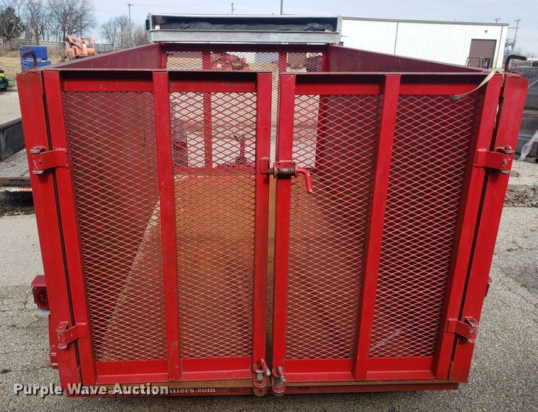 image for item EZ9097 2011 Texas Bragg utility trailer