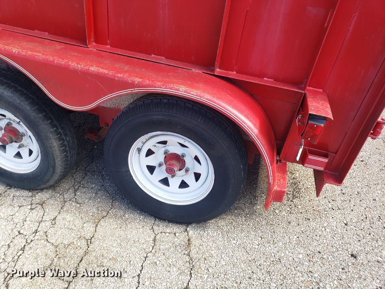 image for item EZ9097 2011 Texas Bragg utility trailer