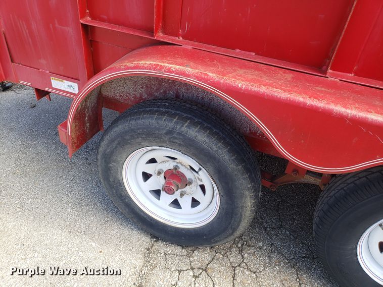 image for item EZ9097 2011 Texas Bragg utility trailer