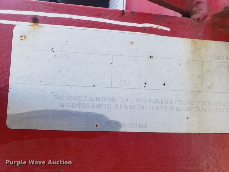 image for item EZ9097 2011 Texas Bragg utility trailer