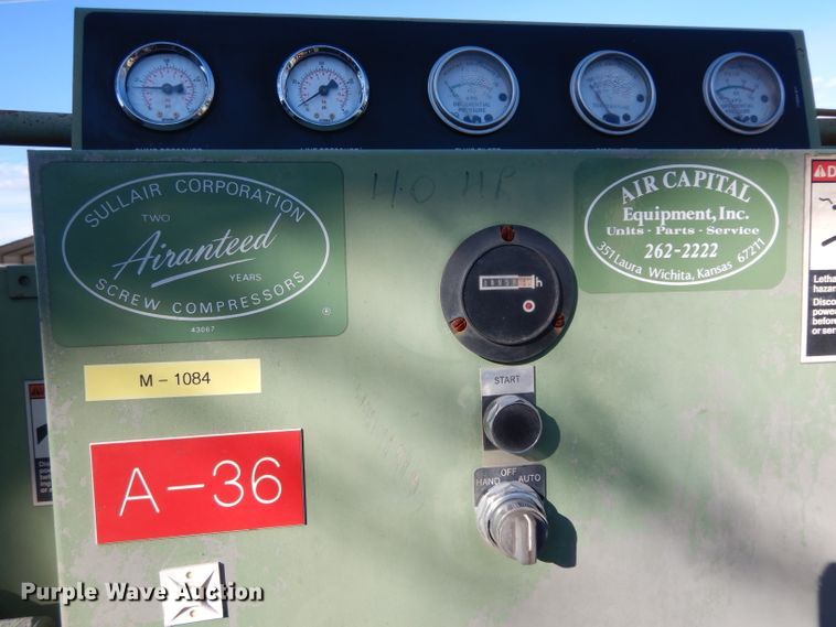 image for item FU9761 Sullair 10B-40AC air compressor