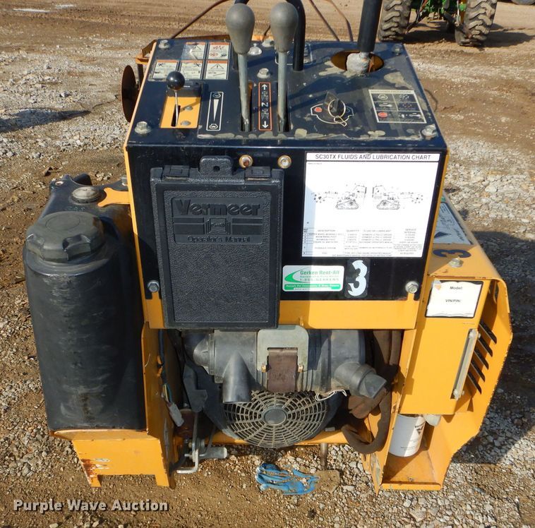 image for item FY9015 2015 Vermeer SC30TX stump grinder