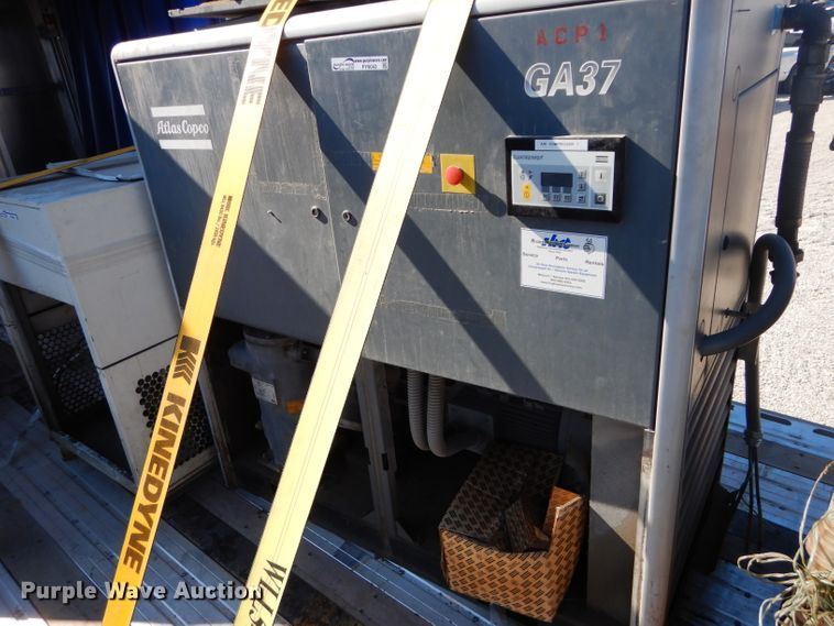image for item FY9043 1999 Atlas Copco GA37 air compressor