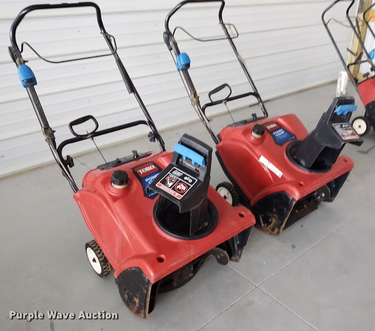 (2) Toro CCR 3650 snow blowers in Andover, KS Item FY9762 sold