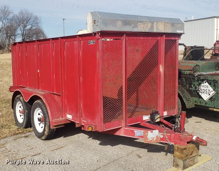 image for item GA9485 2011 Texas Bragg utility trailer